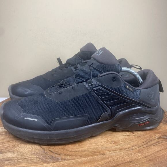 Salomon Raise GORETEX Mens Triple Black Size 11.5 Athletic Trail Hiking Shoes main image 5